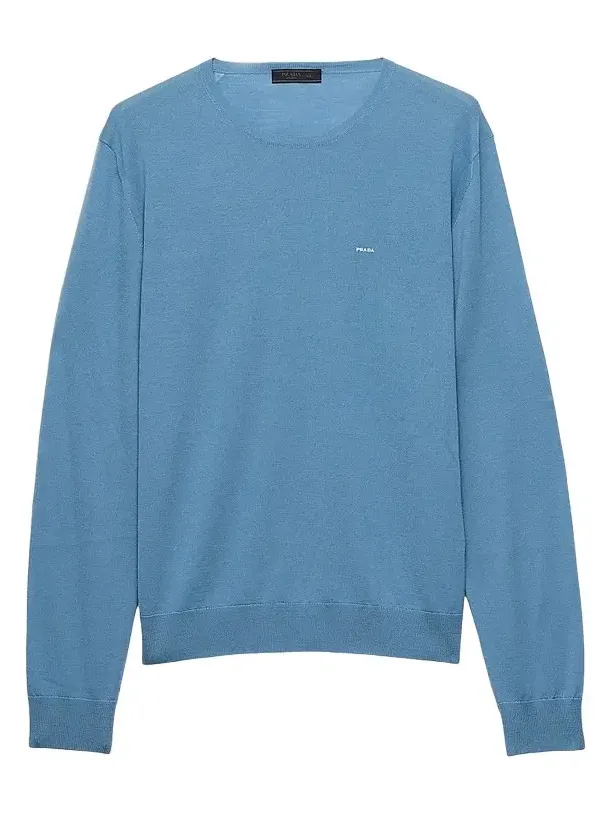Men's Worsted Wool Crewneck Sweater Men's Worsted Wool Crewneck Sweater