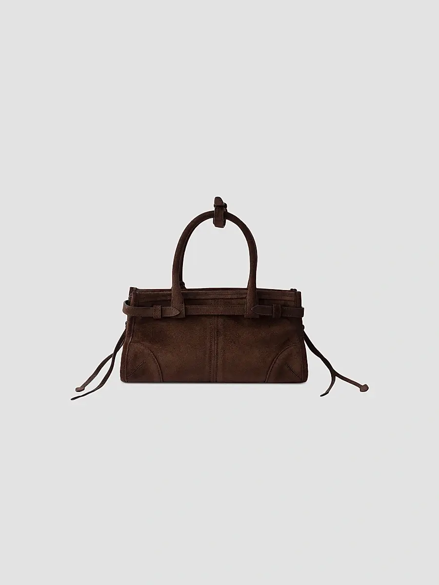 Prada Women's Bonnie Suede Top Handle Bag | Thumbnail 3 Prada Women's Bonnie Suede Top Handle Bag | Thumbnail 3