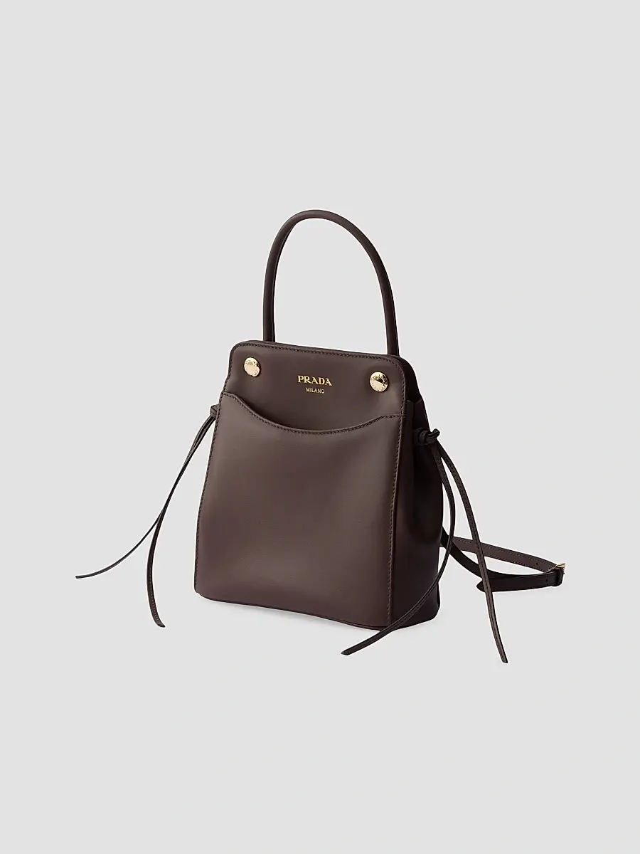 Prada Women's Carry Mini Leather Top Handle Bag | Thumbnail 2 Prada Women's Carry Mini Leather Top Handle Bag | Thumbnail 2