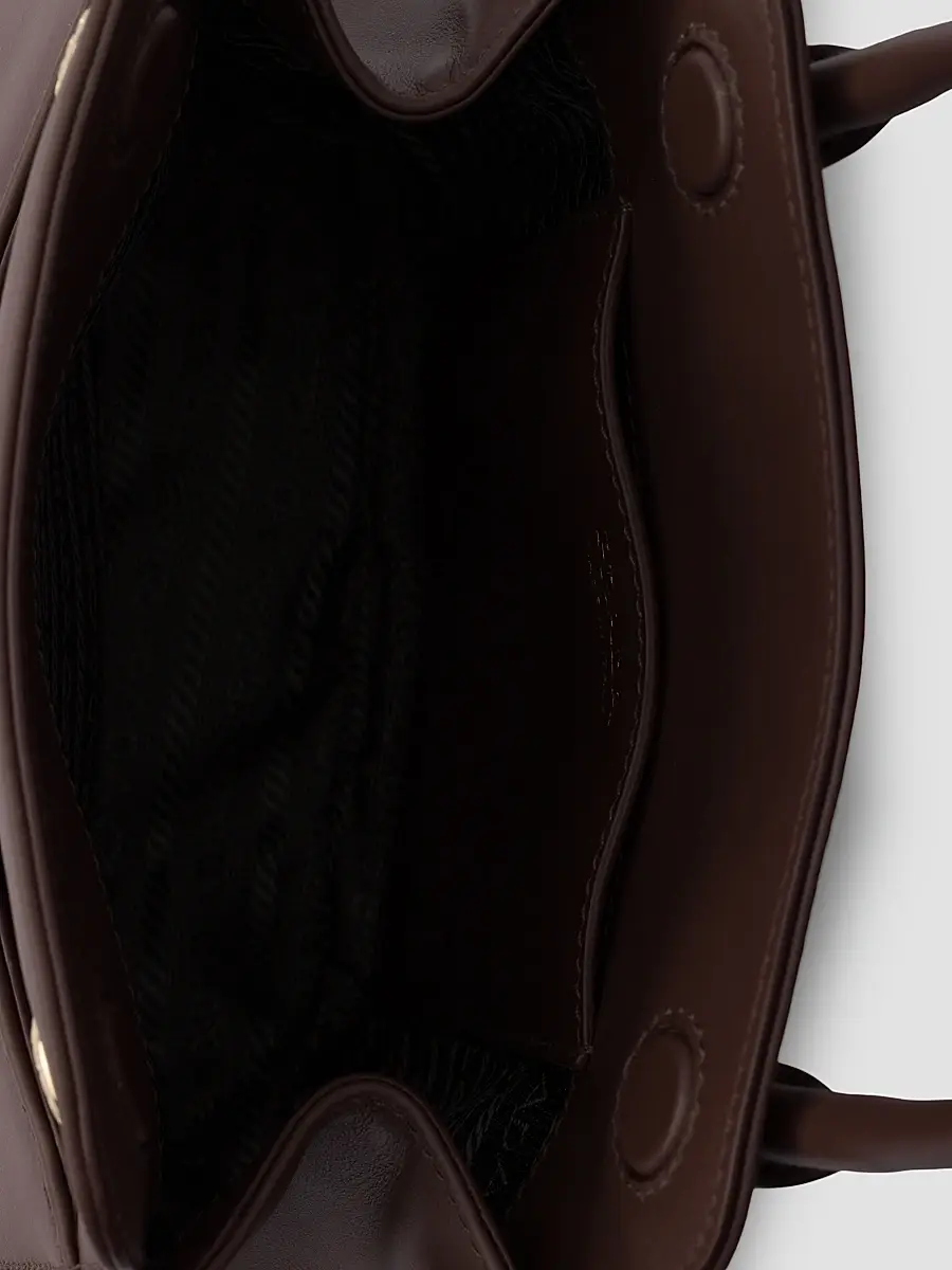 Prada Women's Carry Mini Leather Top Handle Bag | Thumbnail 4 Prada Women's Carry Mini Leather Top Handle Bag | Thumbnail 4