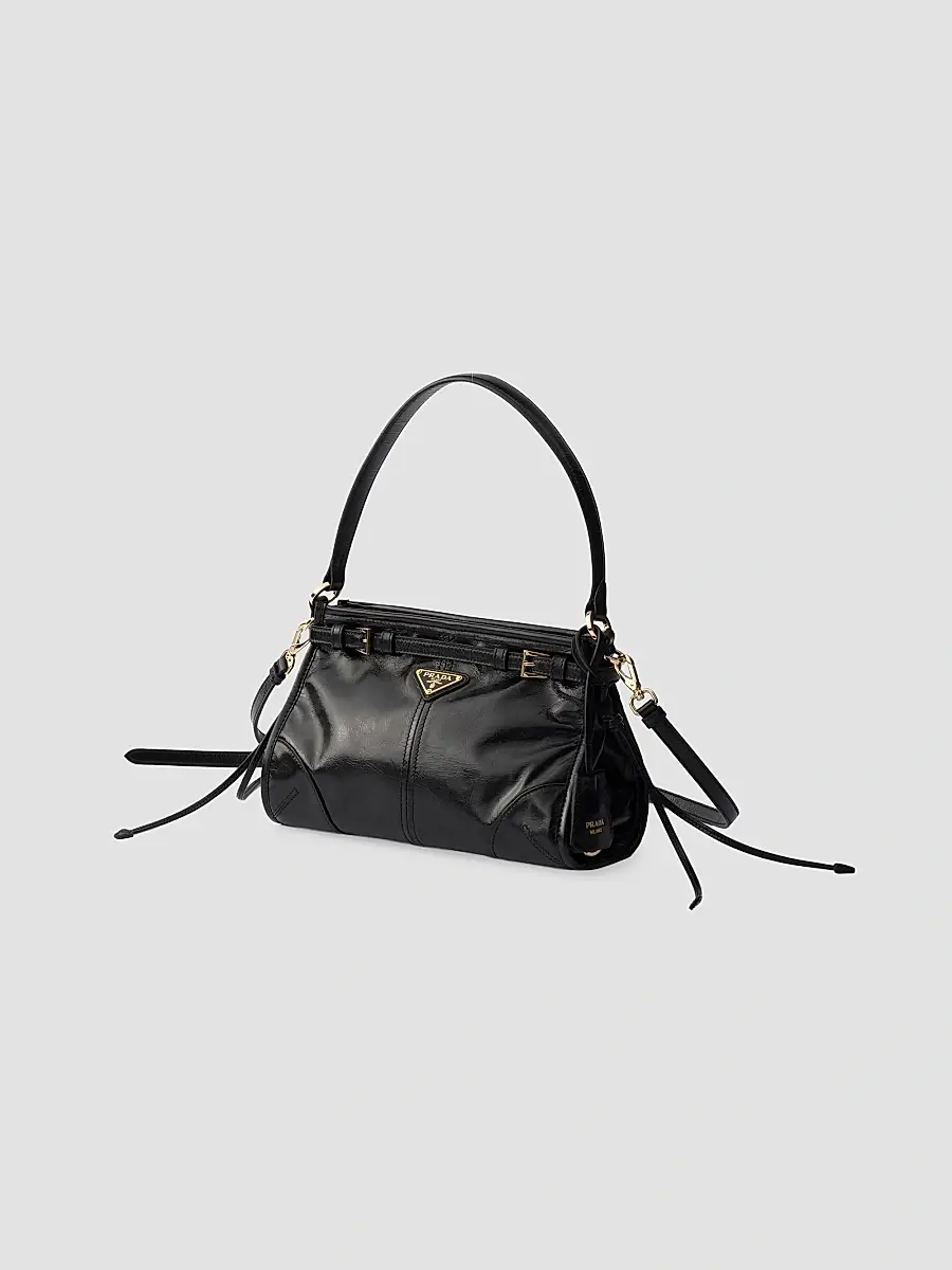 Prada Women's Bonnie Small Leather Top Handle Bag | Thumbnail 5 Prada Women's Bonnie Small Leather Top Handle Bag | Thumbnail 5