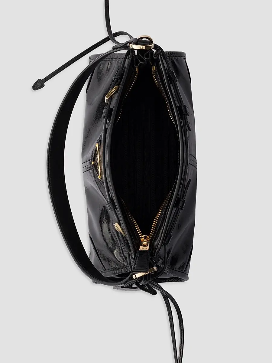 Prada Women's Bonnie Small Leather Top Handle Bag | Thumbnail 7 Prada Women's Bonnie Small Leather Top Handle Bag | Thumbnail 7