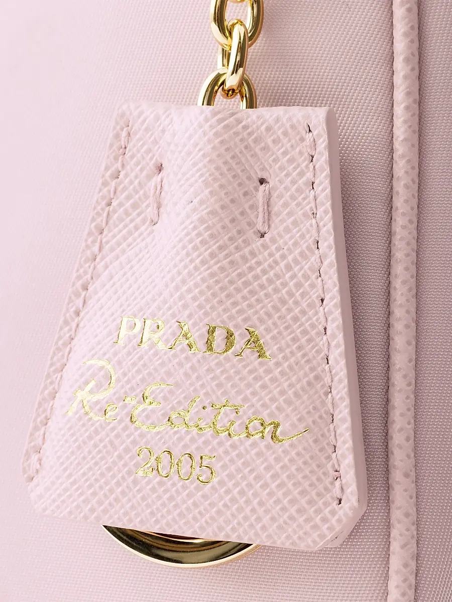 Prada Women's Re-Edition 2005 Nylon and Saffiano Mini Shoulder Bag | Thumbnail 6 Prada Women's Re-Edition 2005 Nylon and Saffiano Mini Shoulder Bag | Thumbnail 6