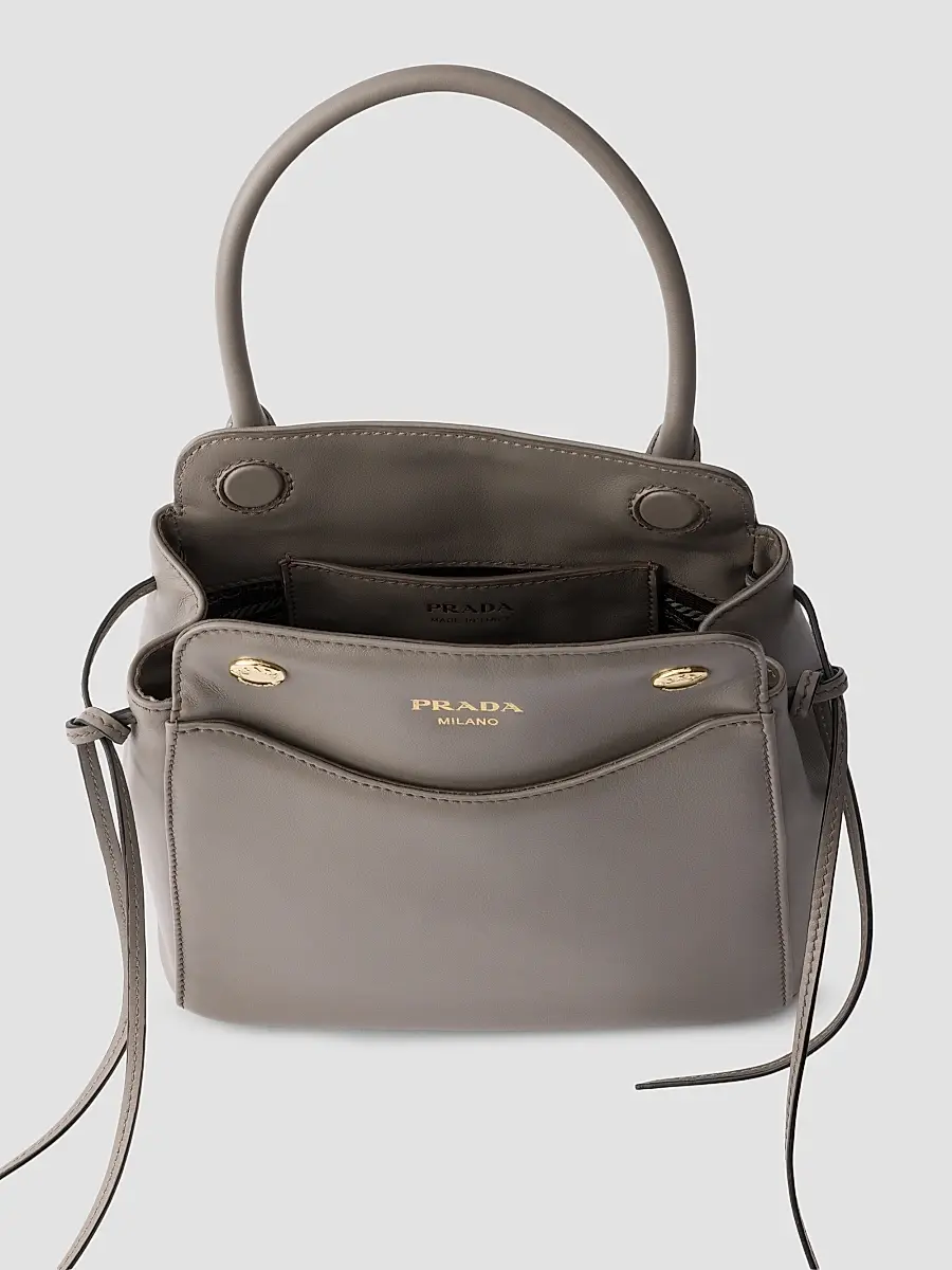 Prada Women's Carry Mini Leather Top Handle Bag | Thumbnail 4 Prada Women's Carry Mini Leather Top Handle Bag | Thumbnail 4