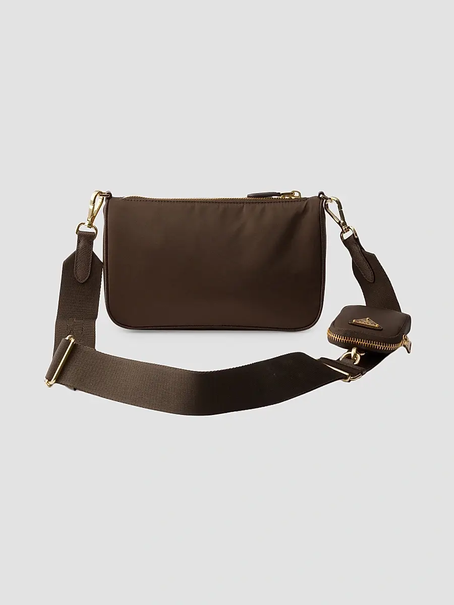 Prada Women's Re-Nylon and Saffiano Leather Mini Shoulder Bag | Thumbnail 3