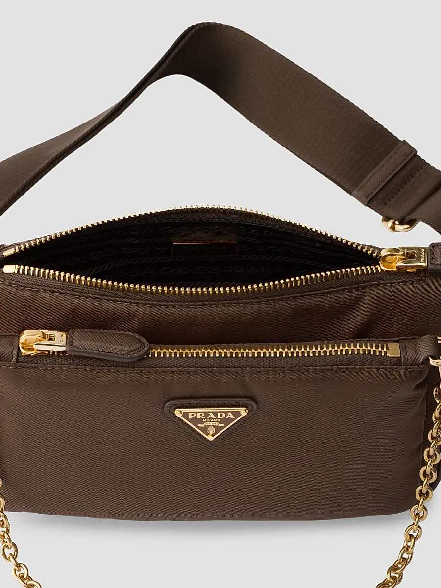 Prada Women's Re-Nylon and Saffiano Leather Mini Shoulder Bag | Thumbnail 5