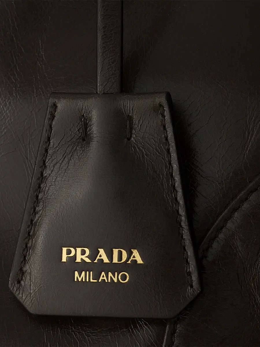 Prada Women's Bonnie Medium Top Handle Leather Bag | Thumbnail 9 Prada Women's Bonnie Medium Top Handle Leather Bag | Thumbnail 9