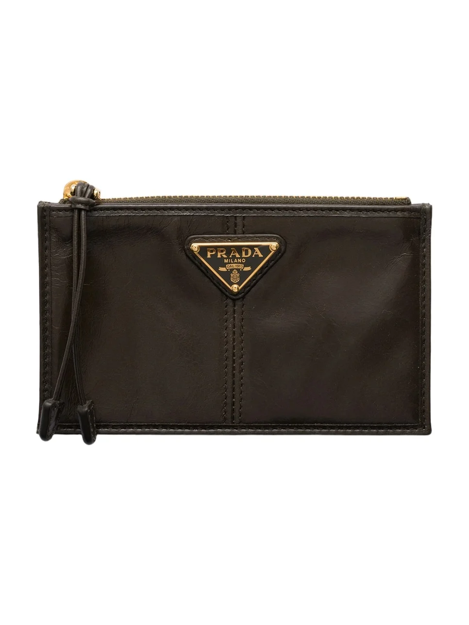 Women's Leather Card Holder with Zipper - Green Women's Leather Card Holder with Zipper - Green