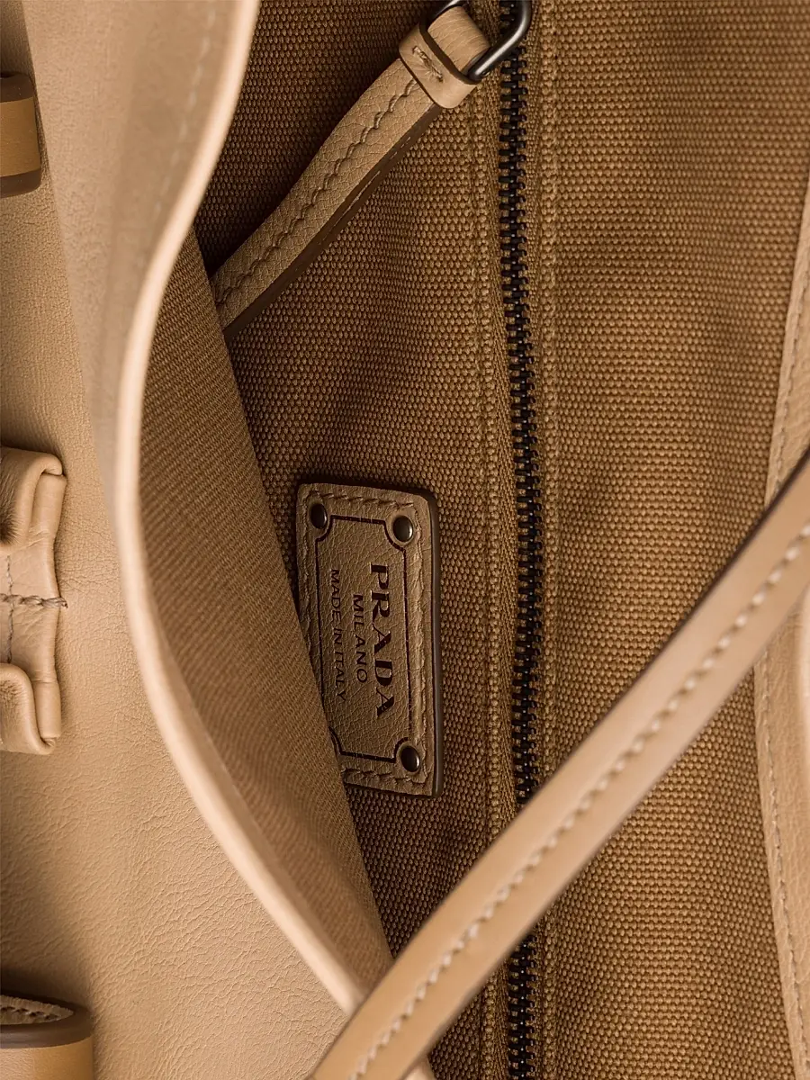 Prada Women's Route Large Leather Shoulder Bag | Thumbnail 6