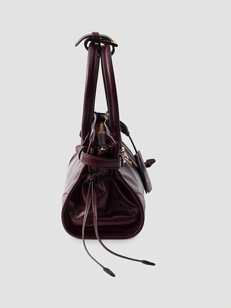 Prada Women's Bonnie Leather Top Handle Bag | Thumbnail 6 Prada Women's Bonnie Leather Top Handle Bag | Thumbnail 6