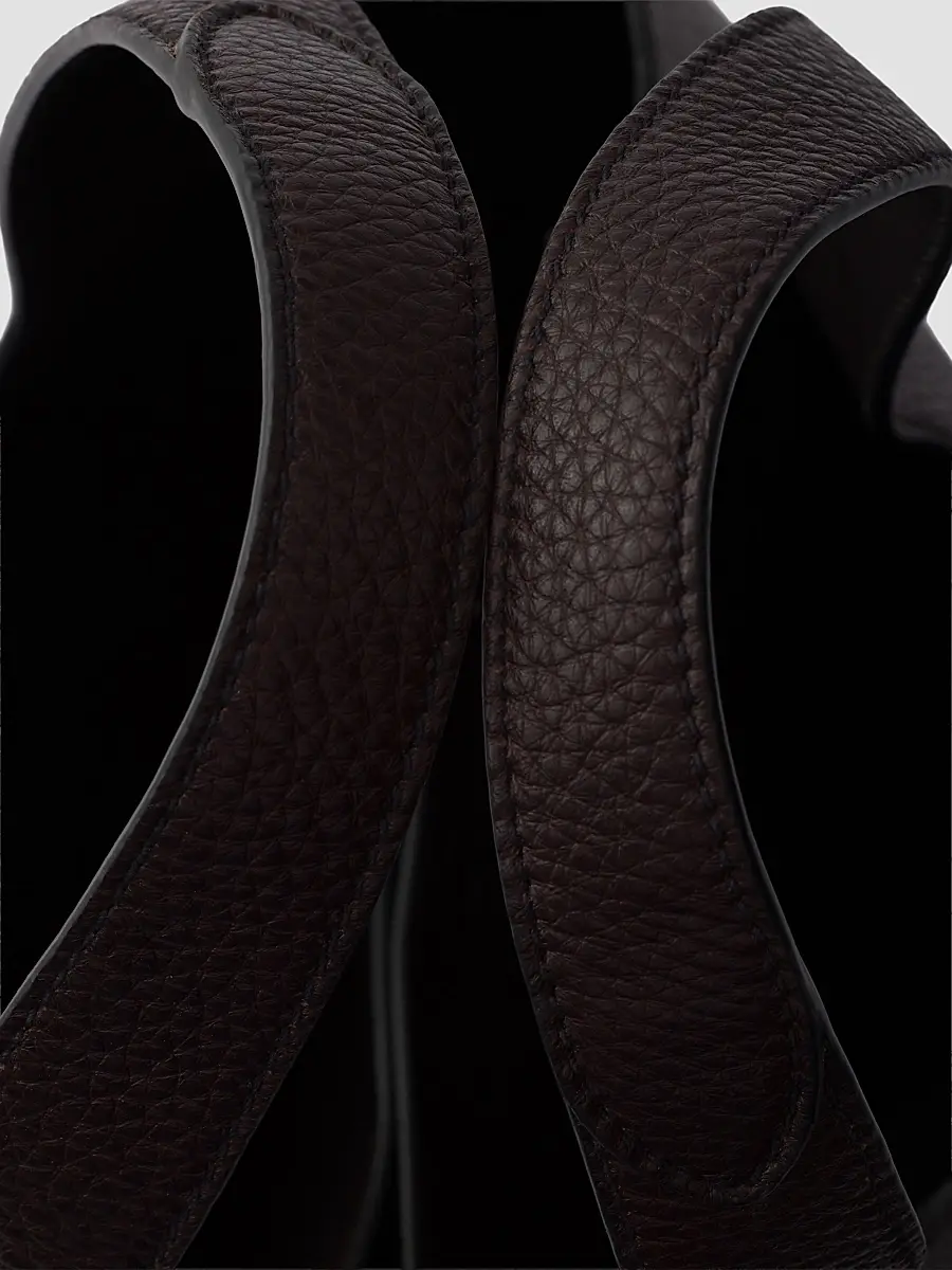 Prada Women's Leather Tote Bag - Dark Brown | Thumbnail 6 Prada Women's Leather Tote Bag - Dark Brown | Thumbnail 6