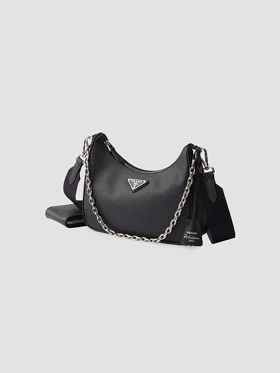Prada Women's Re-Edition 2005 Saffiano Leather Shoulder Bag | Thumbnail 2 Prada Women's Re-Edition 2005 Saffiano Leather Shoulder Bag | Thumbnail 2