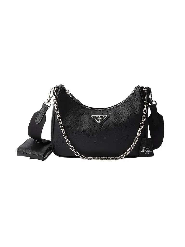 Prada Women's Re-Edition 2005 Saffiano Leather Shoulder Bag | Image 1 Prada Women's Re-Edition 2005 Saffiano Leather Shoulder Bag | Image 1