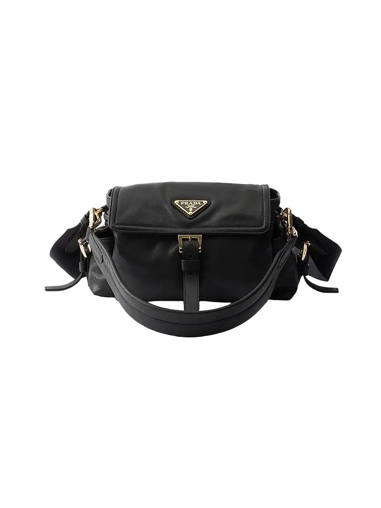 Prada Women's Explore Nappa Leather Mini Top Handle Bag - Black | Image 1 Prada Women's Explore Nappa Leather Mini Top Handle Bag - Black | Image 1