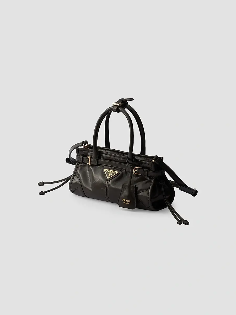 Prada Women's Bonnie Leather Top Handle Bag | Thumbnail 2 Prada Women's Bonnie Leather Top Handle Bag | Thumbnail 2