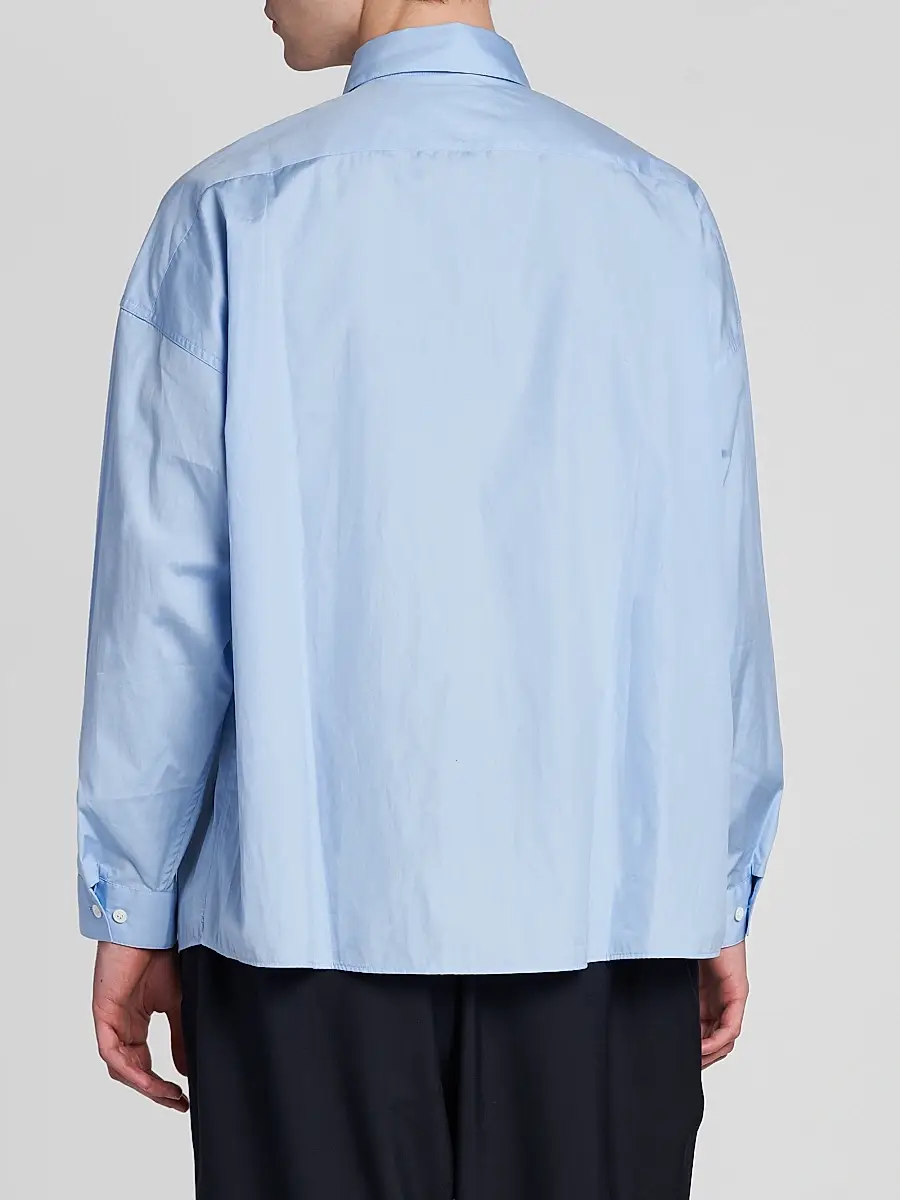 Marni Men's Logo Cotton Poplin Shirt | Thumbnail 3 Marni Men's Logo Cotton Poplin Shirt | Thumbnail 3
