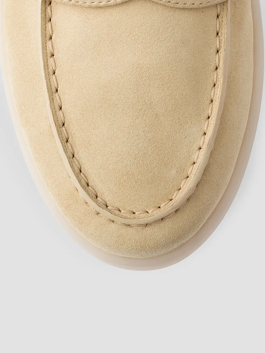 Prada Women's Suede Loafers | Thumbnail 4 Prada Women's Suede Loafers | Thumbnail 4
