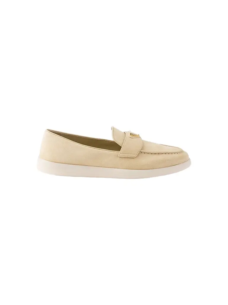 Prada Women's Suede Loafers | Image 1 Prada Women's Suede Loafers | Image 1