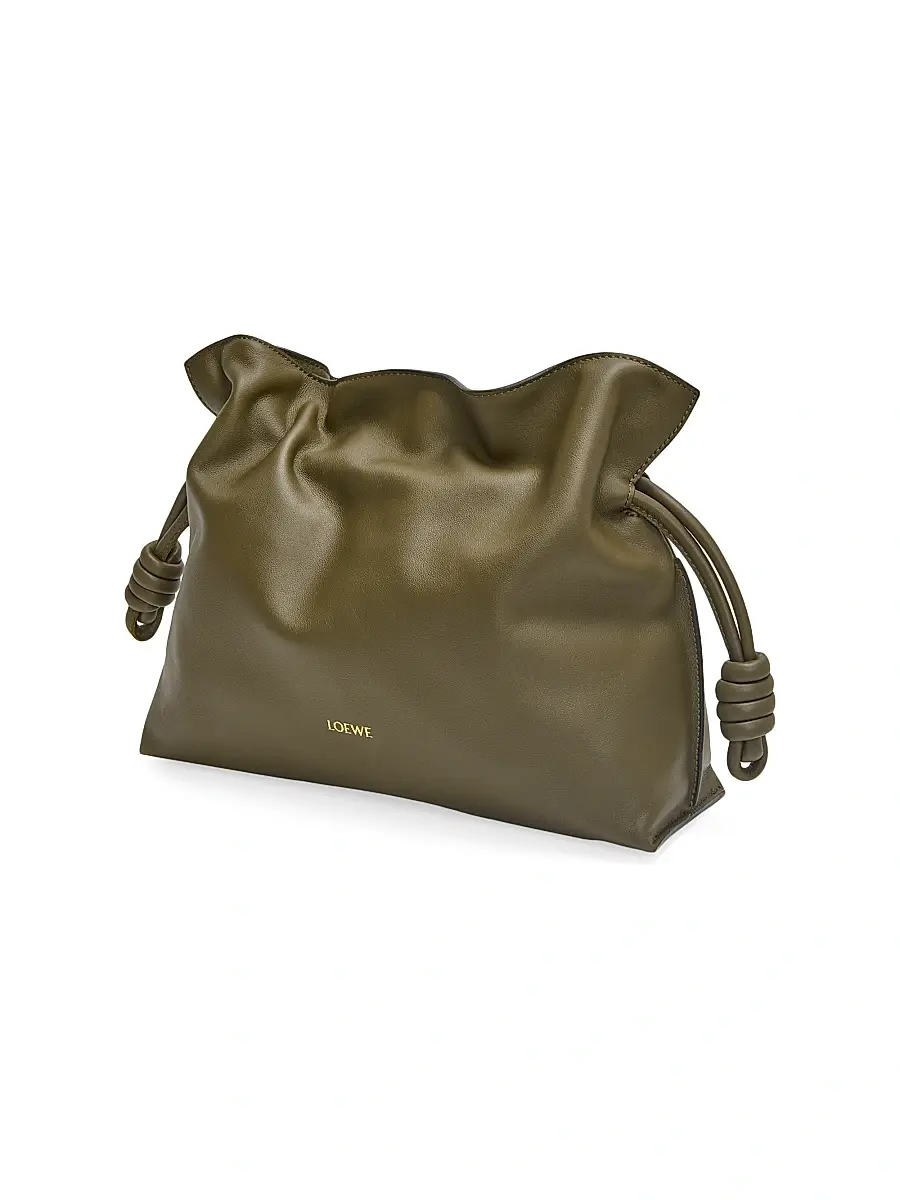 Loewe Women's Flamenco Medium Leather Clutch | Thumbnail 6 Loewe Women's Flamenco Medium Leather Clutch | Thumbnail 6