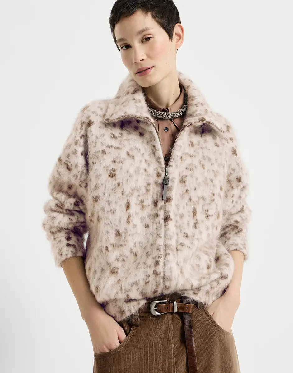 Brunello Cucinelli Lynx jacquard cardigan | Thumbnail 6