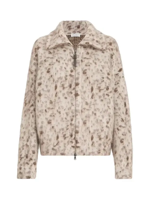 Lynx jacquard cardigan Lynx jacquard cardigan