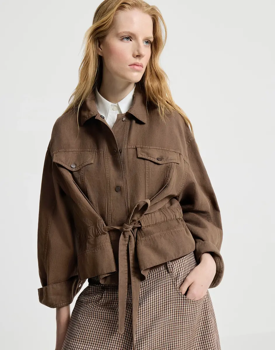 Brunello Cucinelli Garment-dyed cover outerwear jacket | Thumbnail 6 Brunello Cucinelli Garment-dyed cover outerwear jacket | Thumbnail 6