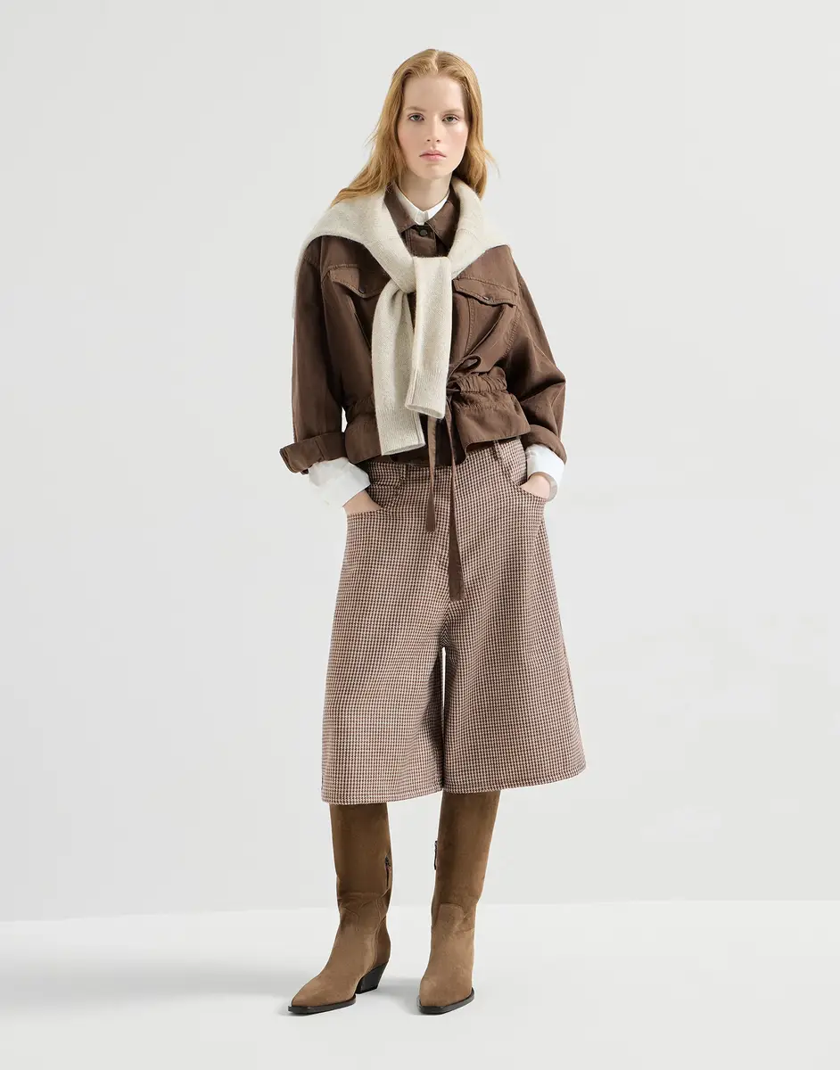 Brunello Cucinelli Garment-dyed cover outerwear jacket | Thumbnail 7 Brunello Cucinelli Garment-dyed cover outerwear jacket | Thumbnail 7