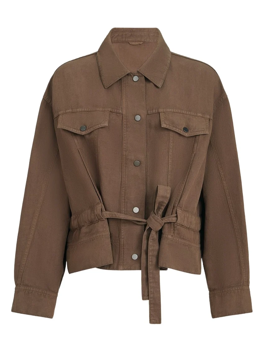 Brunello Cucinelli Garment-dyed cover outerwear jacket