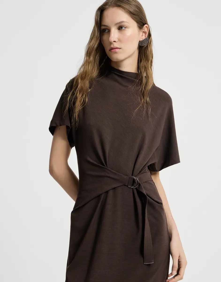 Brunello Cucinelli Wrap belt dress | Thumbnail 6 Brunello Cucinelli Wrap belt dress | Thumbnail 6