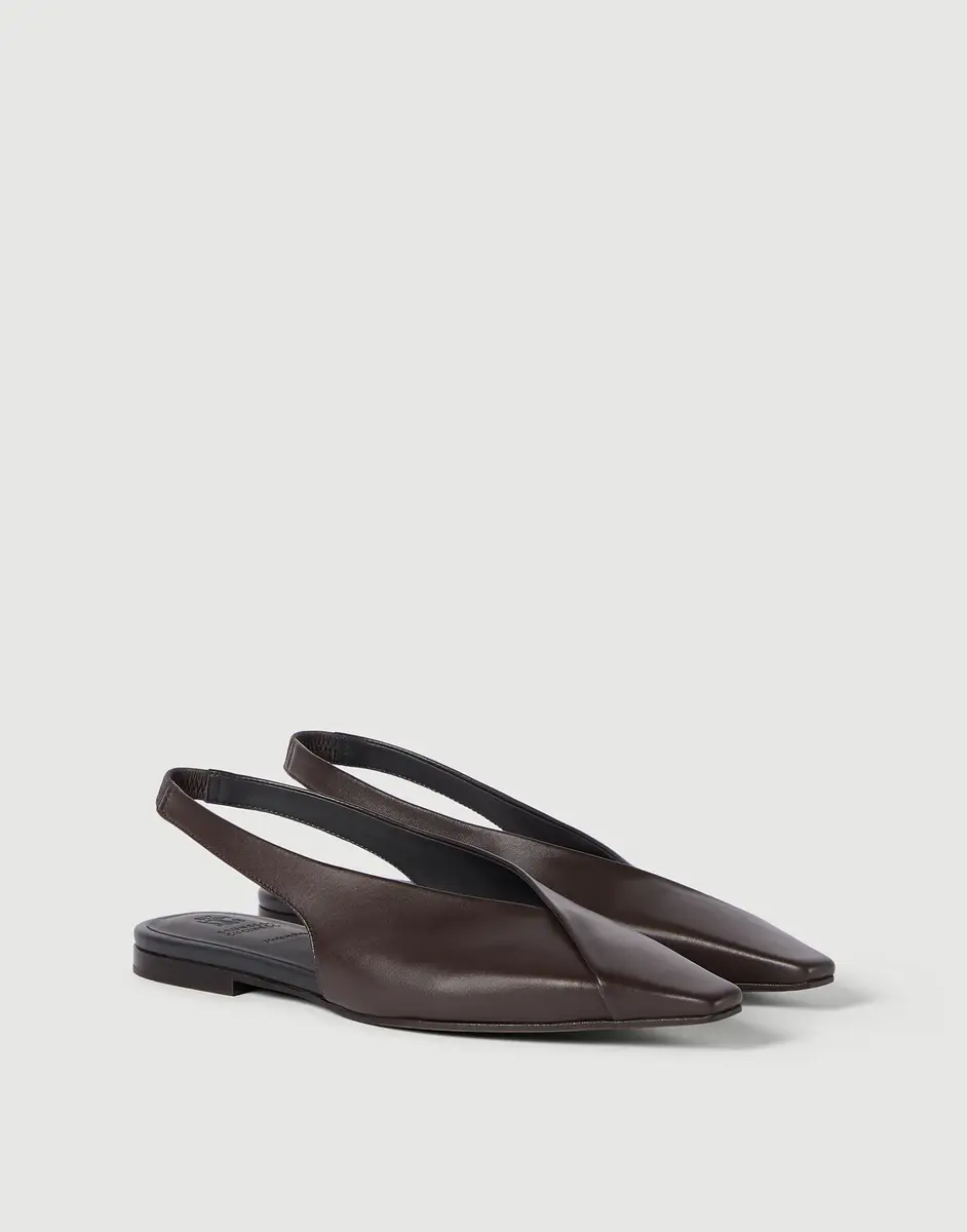 Brunello Cucinelli Calfiskin slingback flats | Thumbnail 2 Brunello Cucinelli Calfiskin slingback flats | Thumbnail 2