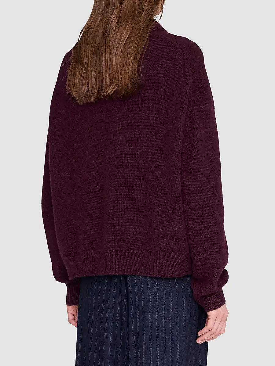 Anine Bing Women's Lee Polo Sweater | Thumbnail 3 Anine Bing Women's Lee Polo Sweater | Thumbnail 3