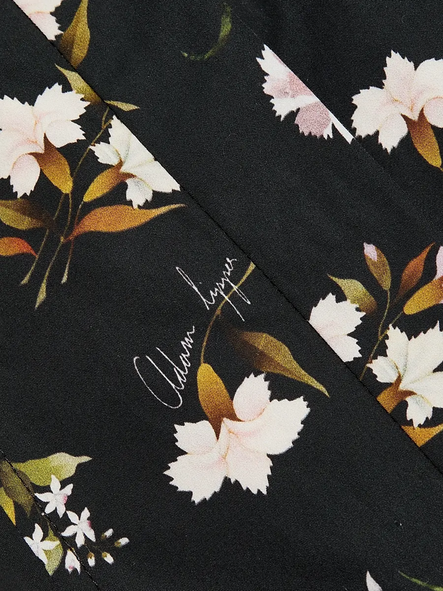 Adam Lippes Women's Leighton Floral Cotton Midi Dress | Thumbnail 7
