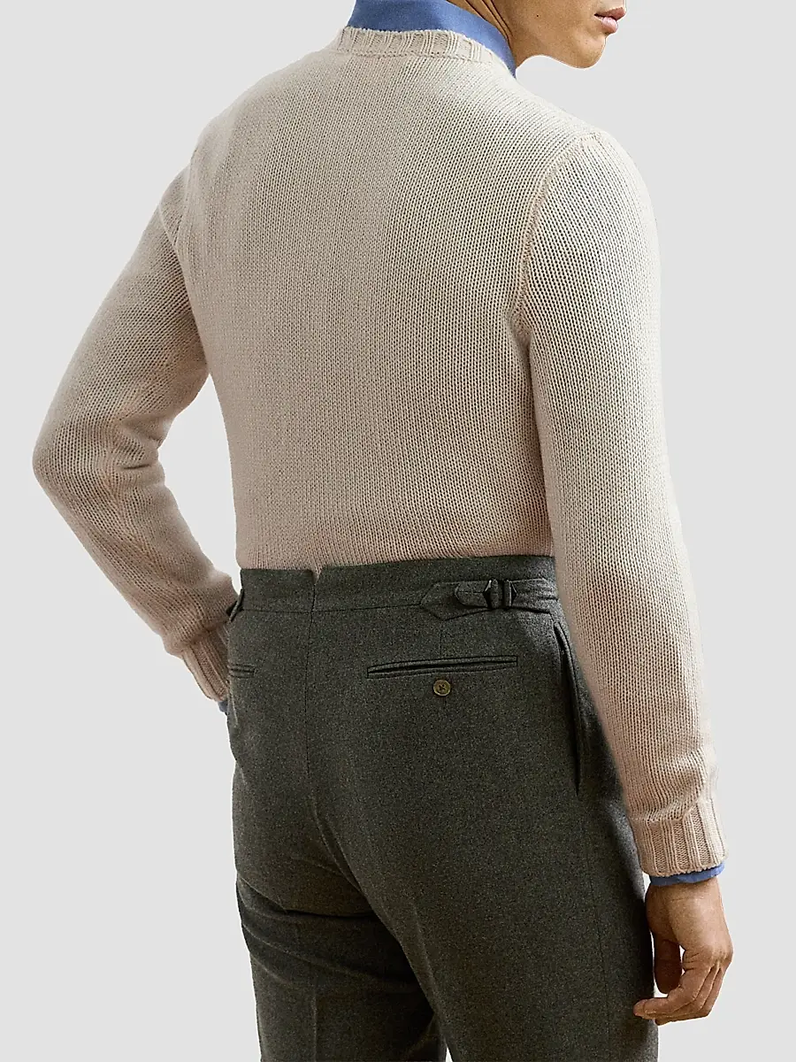 Ralph Lauren Purple Label Men's American Flag Cashmere Pullover Sweater | Thumbnail 4