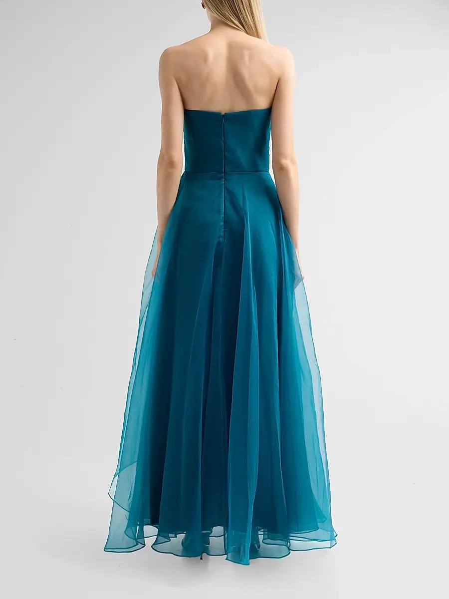THEIA Women's Teresa Draped Tulle Gown | Thumbnail 3 THEIA Women's Teresa Draped Tulle Gown | Thumbnail 3