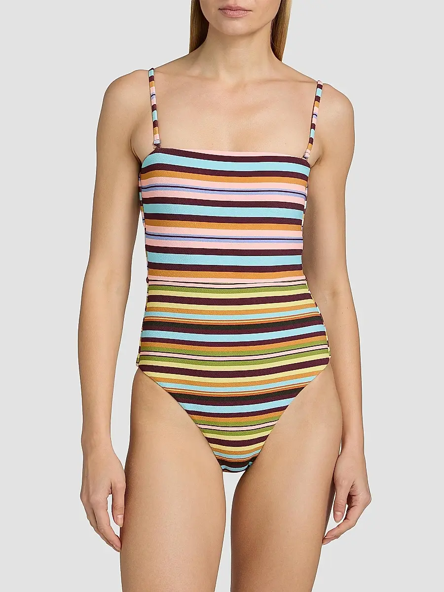 BEACH RIOT Women's Amber Strapless One-Piece Swimsuit | Thumbnail 6 BEACH RIOT Women's Amber Strapless One-Piece Swimsuit | Thumbnail 6