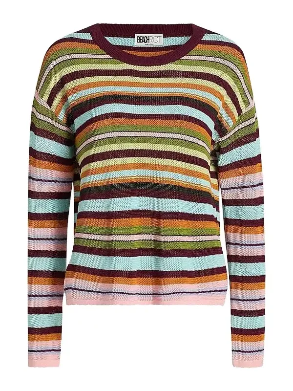 Women's Striped Beach Sweater Women's Striped Beach Sweater