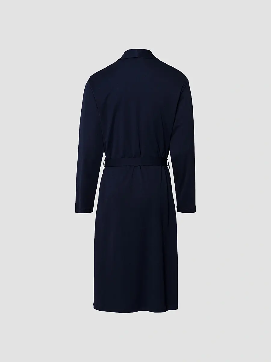 Hanro Men's Night & Day Shawl Collar Cotton Robe | Thumbnail 3 Hanro Men's Night & Day Shawl Collar Cotton Robe | Thumbnail 3