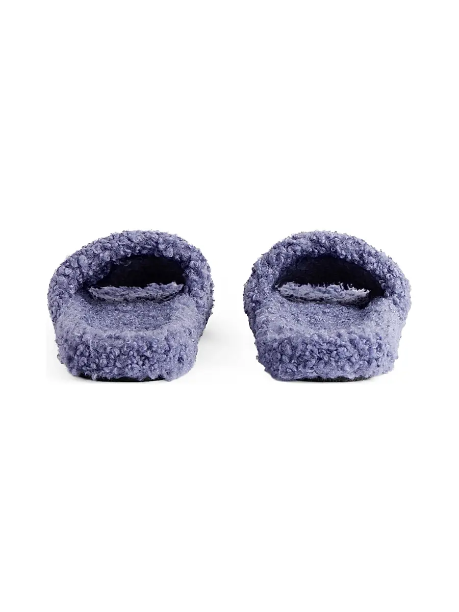 Balenciaga Women's Furry Slide Sandals | Thumbnail 3 Balenciaga Women's Furry Slide Sandals | Thumbnail 3