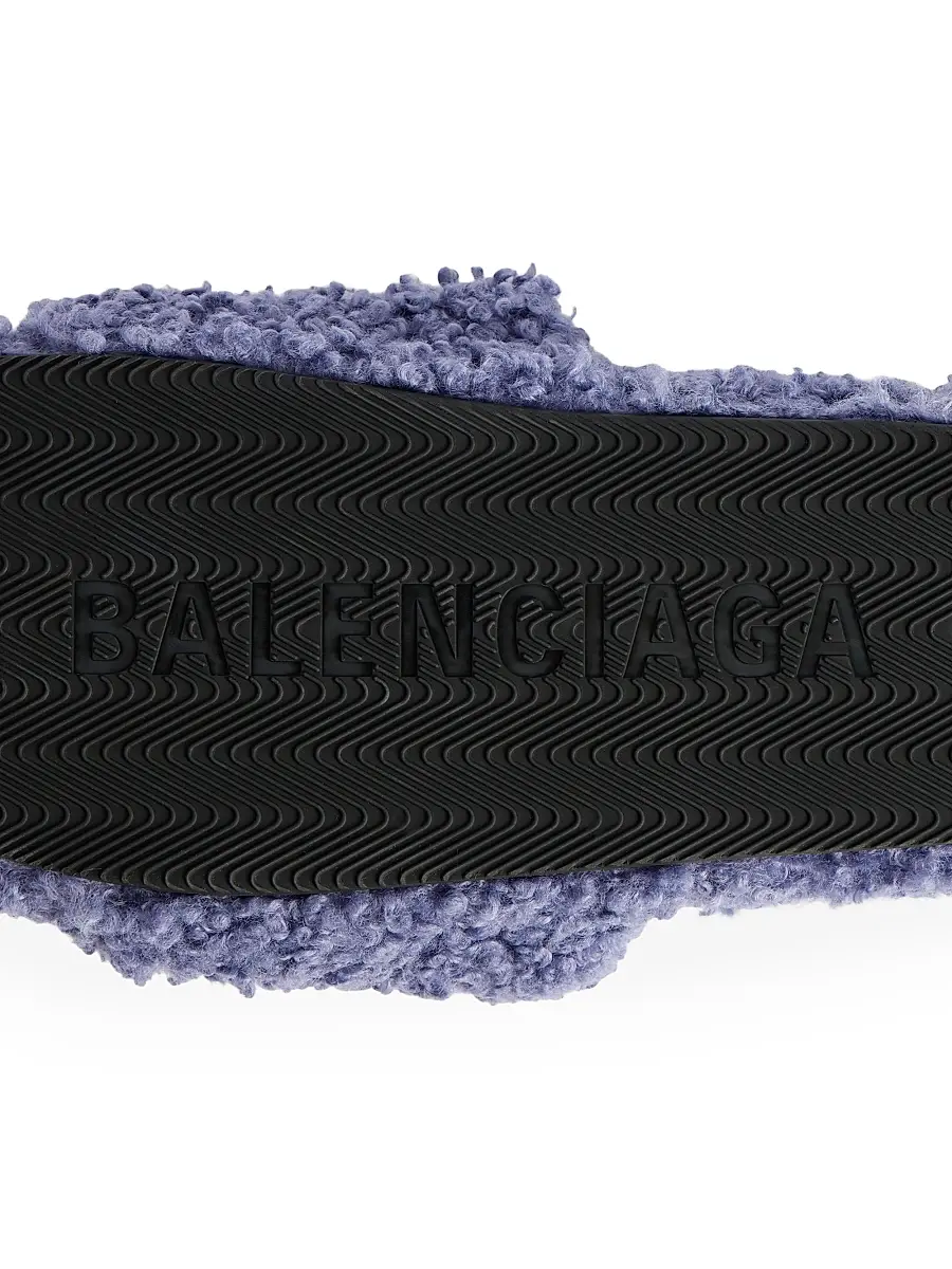 Balenciaga Women's Furry Slide Sandals | Thumbnail 5 Balenciaga Women's Furry Slide Sandals | Thumbnail 5
