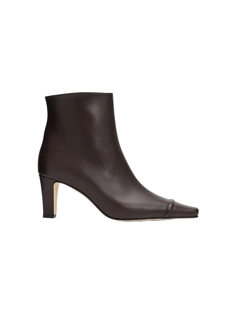 Manolo Blahnik Women's Vivecal Leather Ankle Boots - Dark Brown | Image 1 Manolo Blahnik Women's Vivecal Leather Ankle Boots - Dark Brown | Image 1