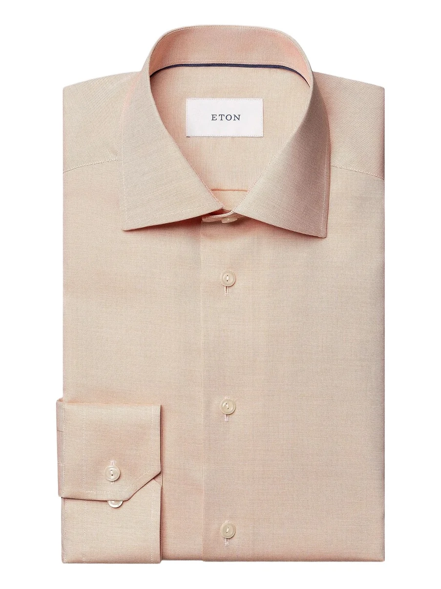 Men's Solid Cotton Slim-Fit Oxford Shirt Men's Solid Cotton Slim-Fit Oxford Shirt