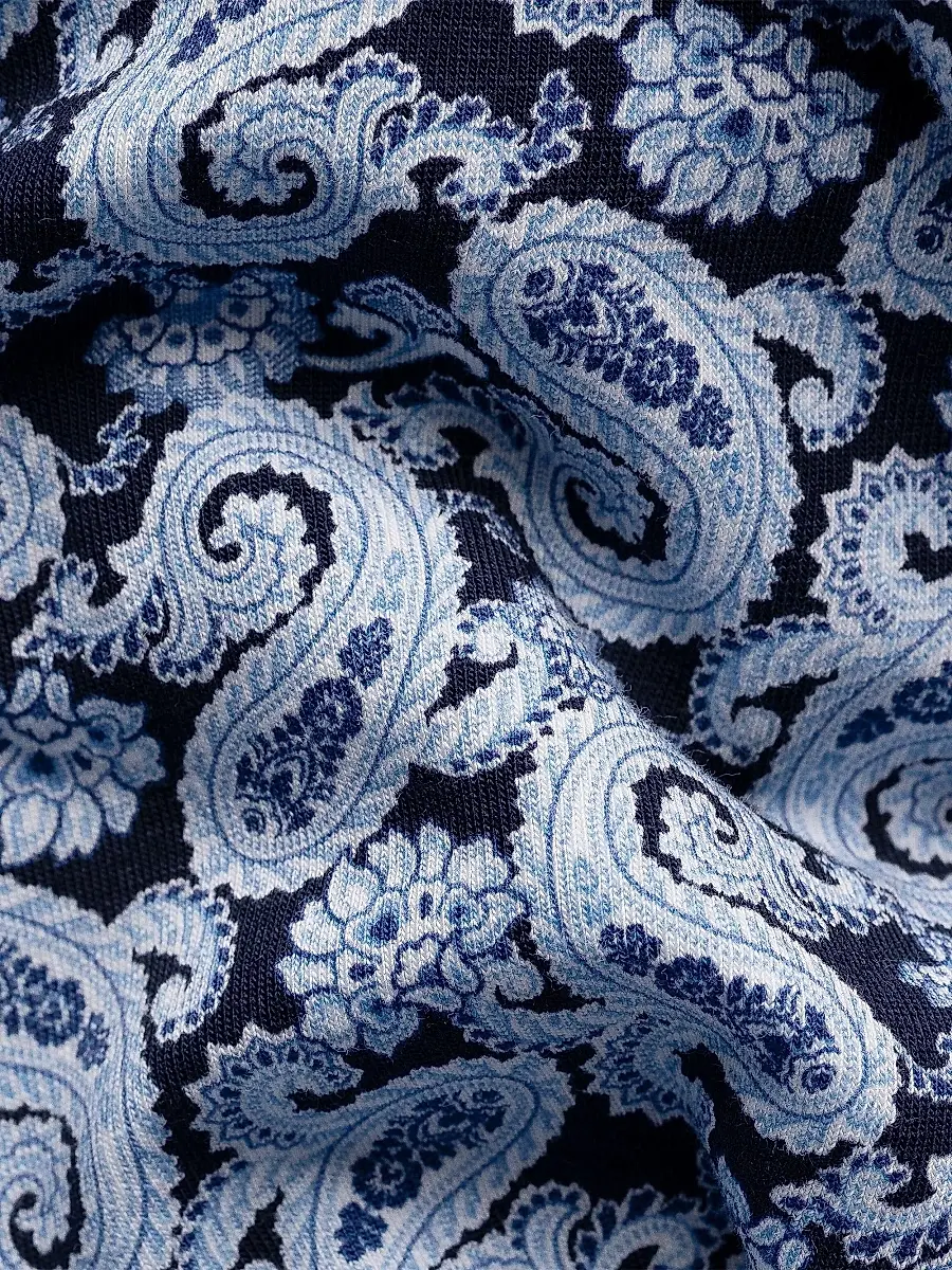 Eton Men's Paisley Stretch-Cotton Slim-Fit Shirt | Thumbnail 3