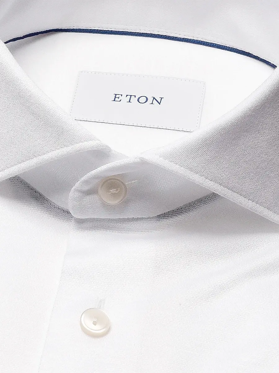 Eton Men's Slim-Fit Filo di Scozia Cotton Shirt | Thumbnail 5