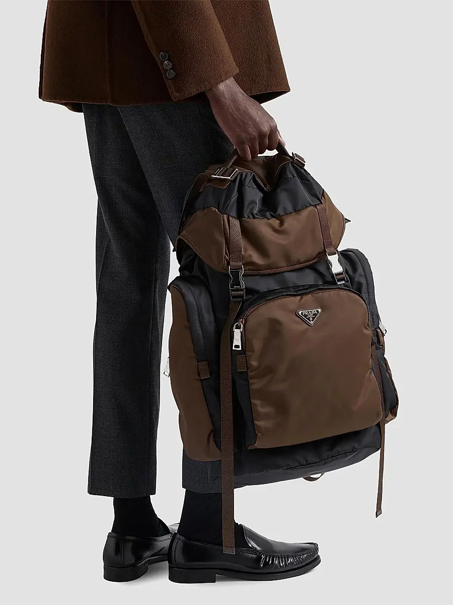Prada Men's Re-Nylon Backpack | Thumbnail 2 Prada Men's Re-Nylon Backpack | Thumbnail 2