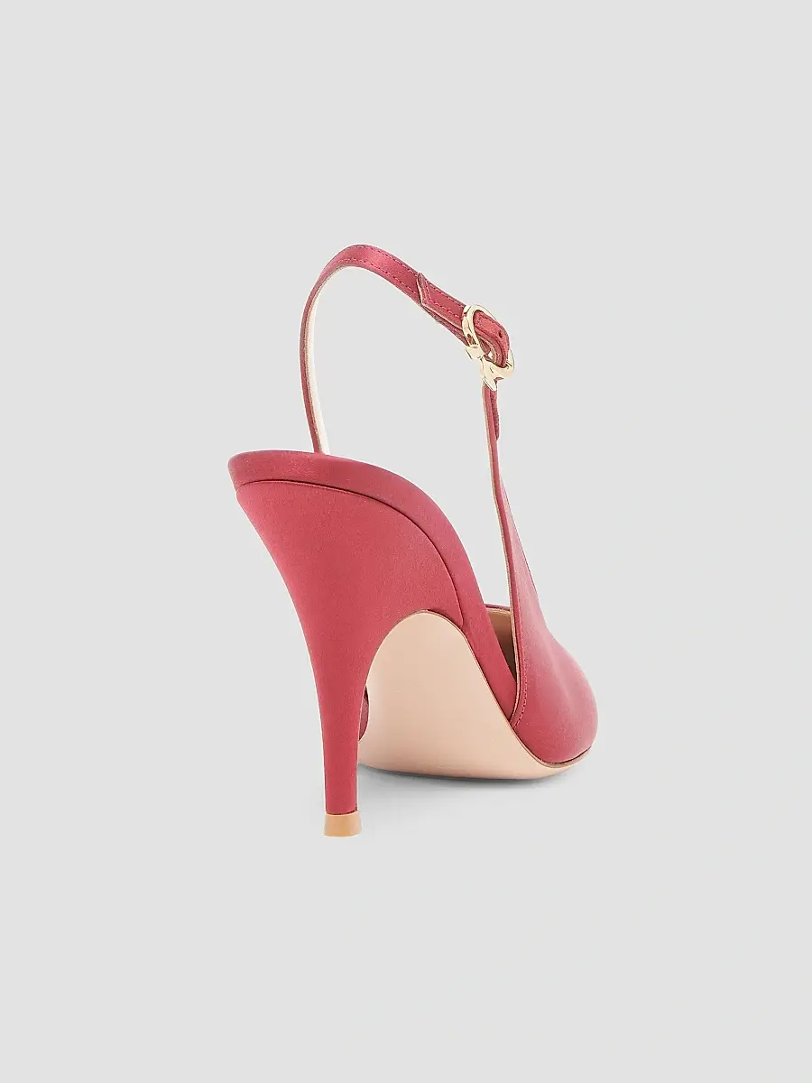 Gianvito Rossi Women's Sofia 70MM Satin Slingback Pumps | Thumbnail 2 Gianvito Rossi Women's Sofia 70MM Satin Slingback Pumps | Thumbnail 2