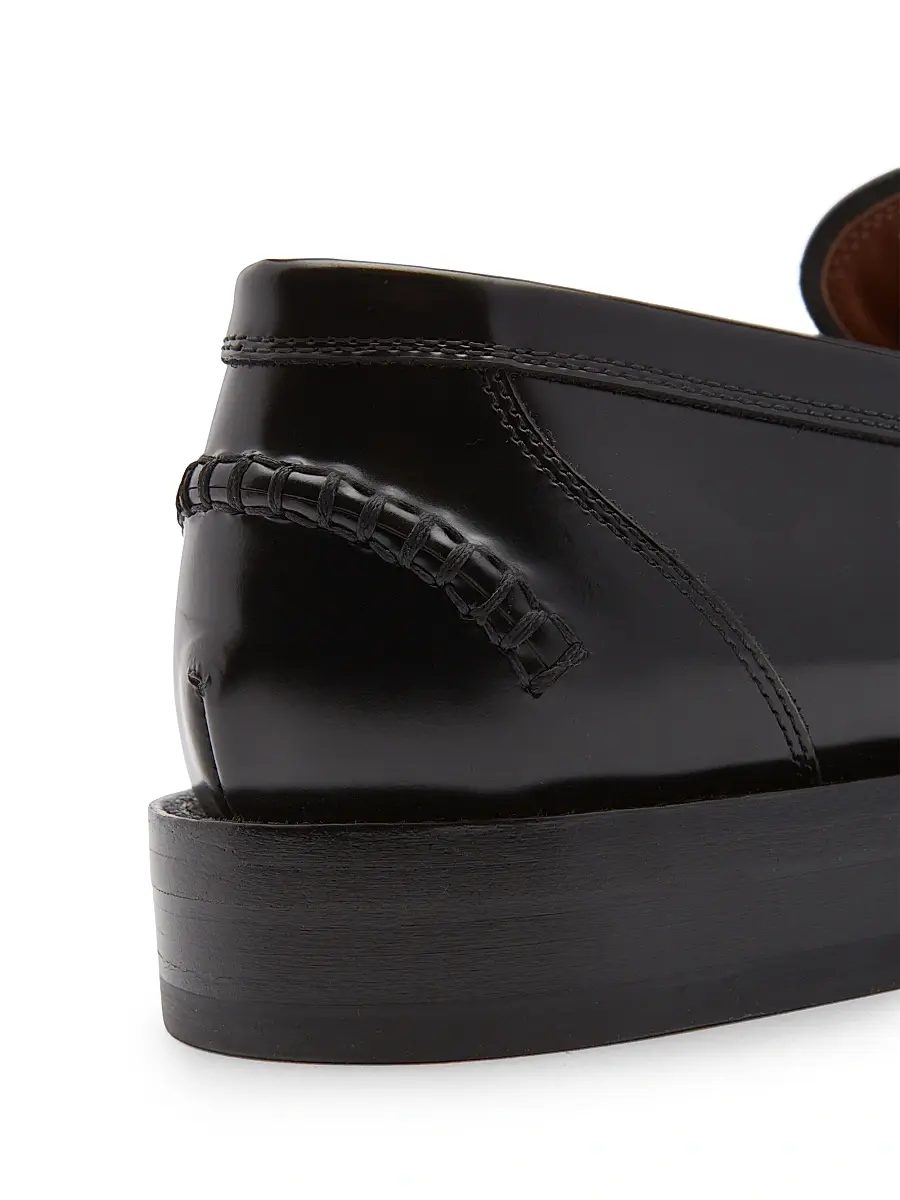 Dolce & Gabbana Men's Corsaro Patent Leather Penny Loafers | Thumbnail 6