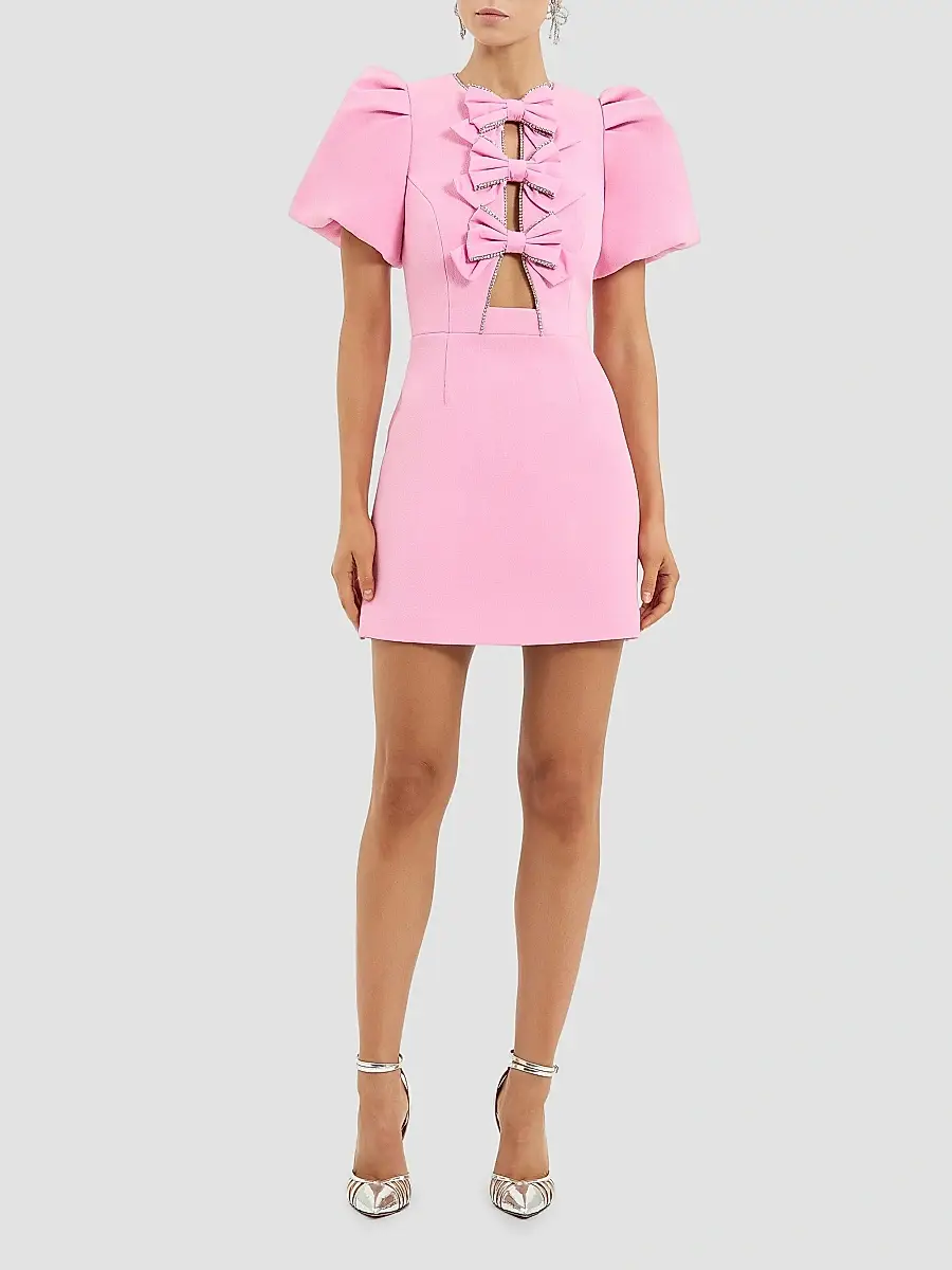 Rebecca Vallance Women's Precious Bow Minidress | Thumbnail 2 Rebecca Vallance Women's Precious Bow Minidress | Thumbnail 2