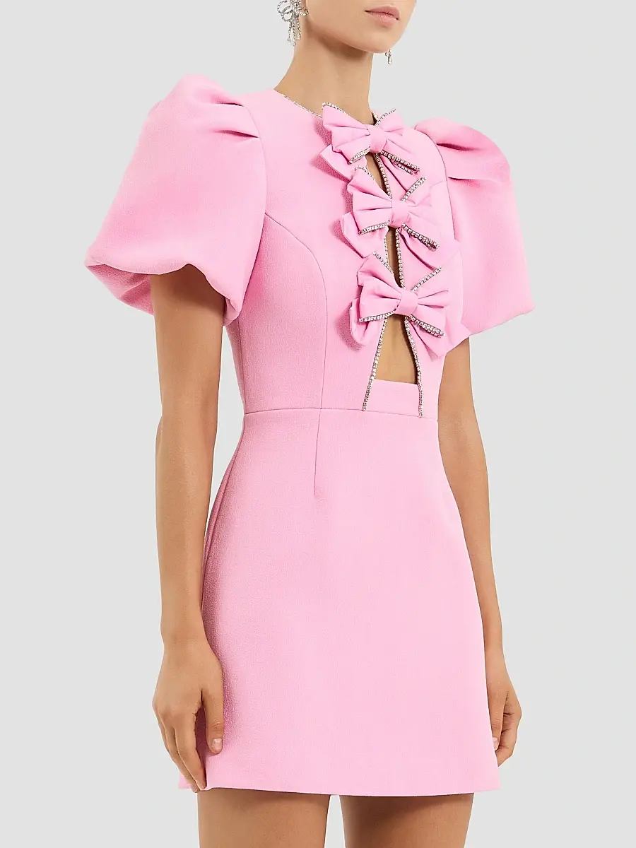 Rebecca Vallance Women's Precious Bow Minidress | Thumbnail 3 Rebecca Vallance Women's Precious Bow Minidress | Thumbnail 3