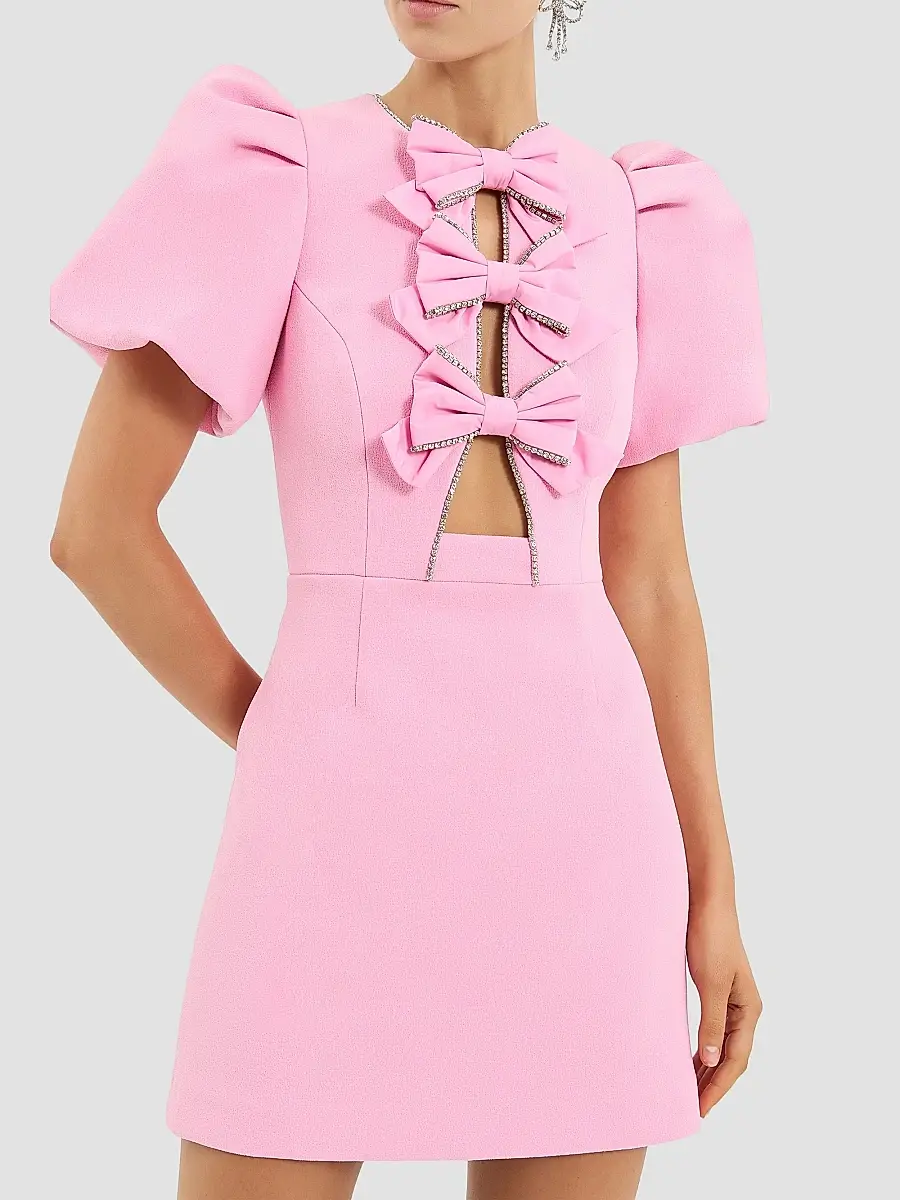 Rebecca Vallance Women's Precious Bow Minidress | Thumbnail 5 Rebecca Vallance Women's Precious Bow Minidress | Thumbnail 5