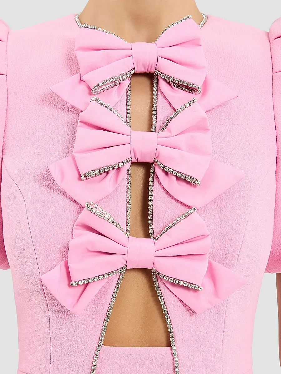 Rebecca Vallance Women's Precious Bow Minidress | Thumbnail 6 Rebecca Vallance Women's Precious Bow Minidress | Thumbnail 6